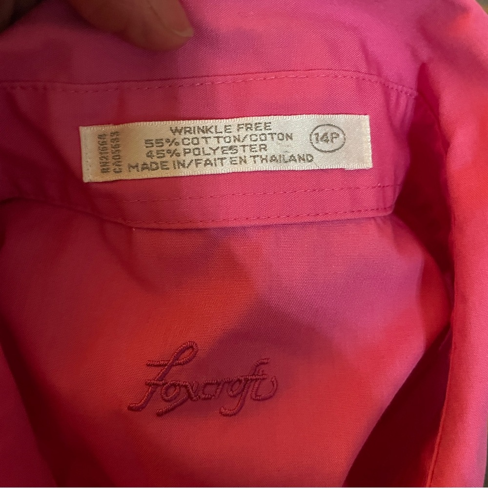 Foxcroft Anti Wrinkle Button Up Size‎ 14P - Picture 3 of 3